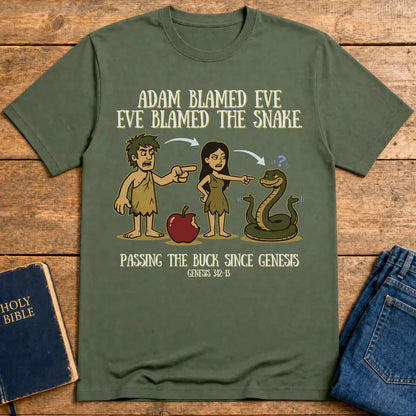 Passing the Buck T-Shirt - Military Green