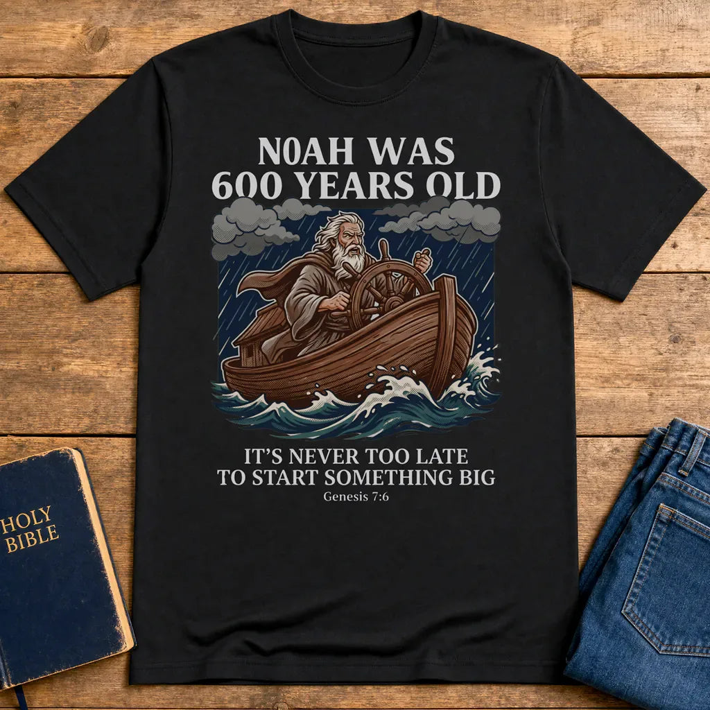 Noah's New Beginning T-Shirt - Black