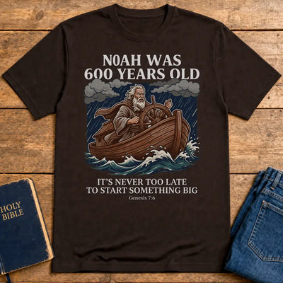 Noah's New Beginning T-Shirt - Dark Chocolate