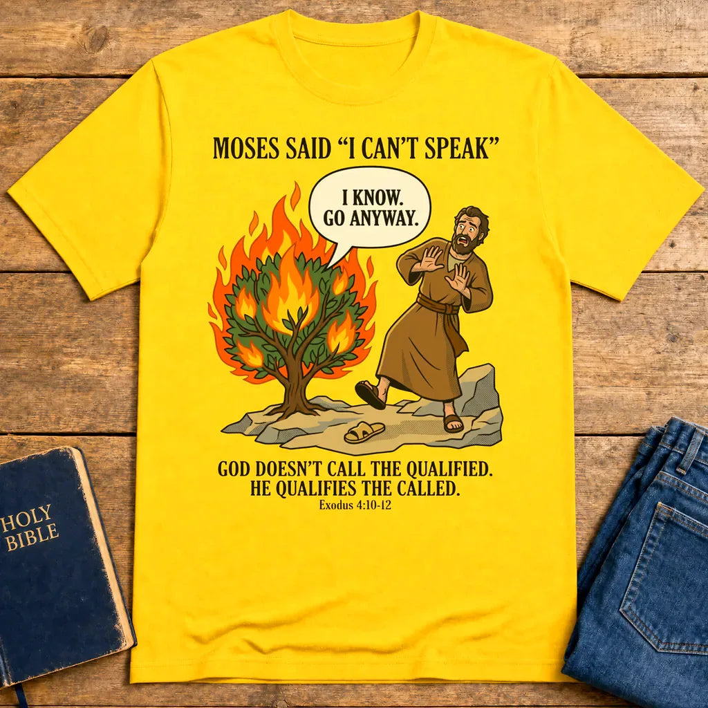 Go Anyway Moses T-Shirt - Daisy