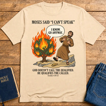 Go Anyway Moses T-Shirt - Natural