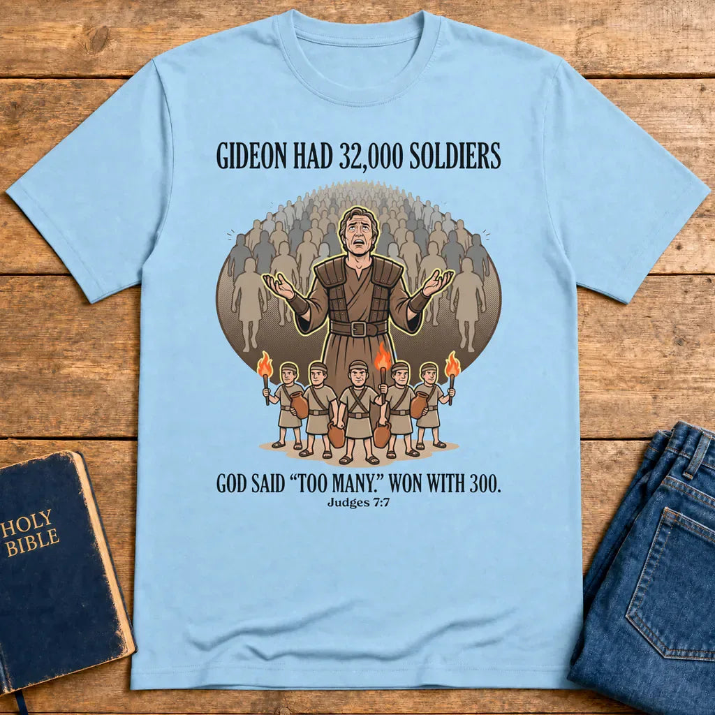 Gideon's Valor T-Shirt - Light Blue