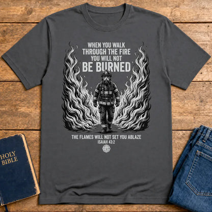Walk Through Fire T-Shirt - Charcoal