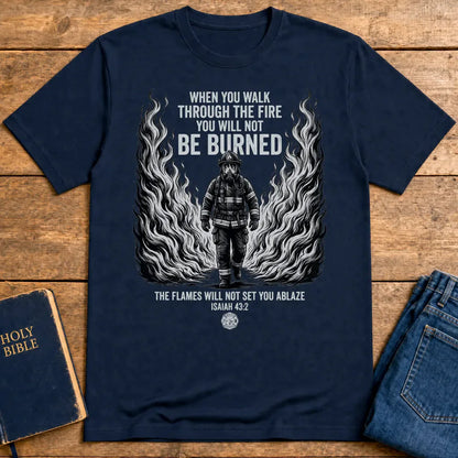 Walk Through Fire T-Shirt - Navy