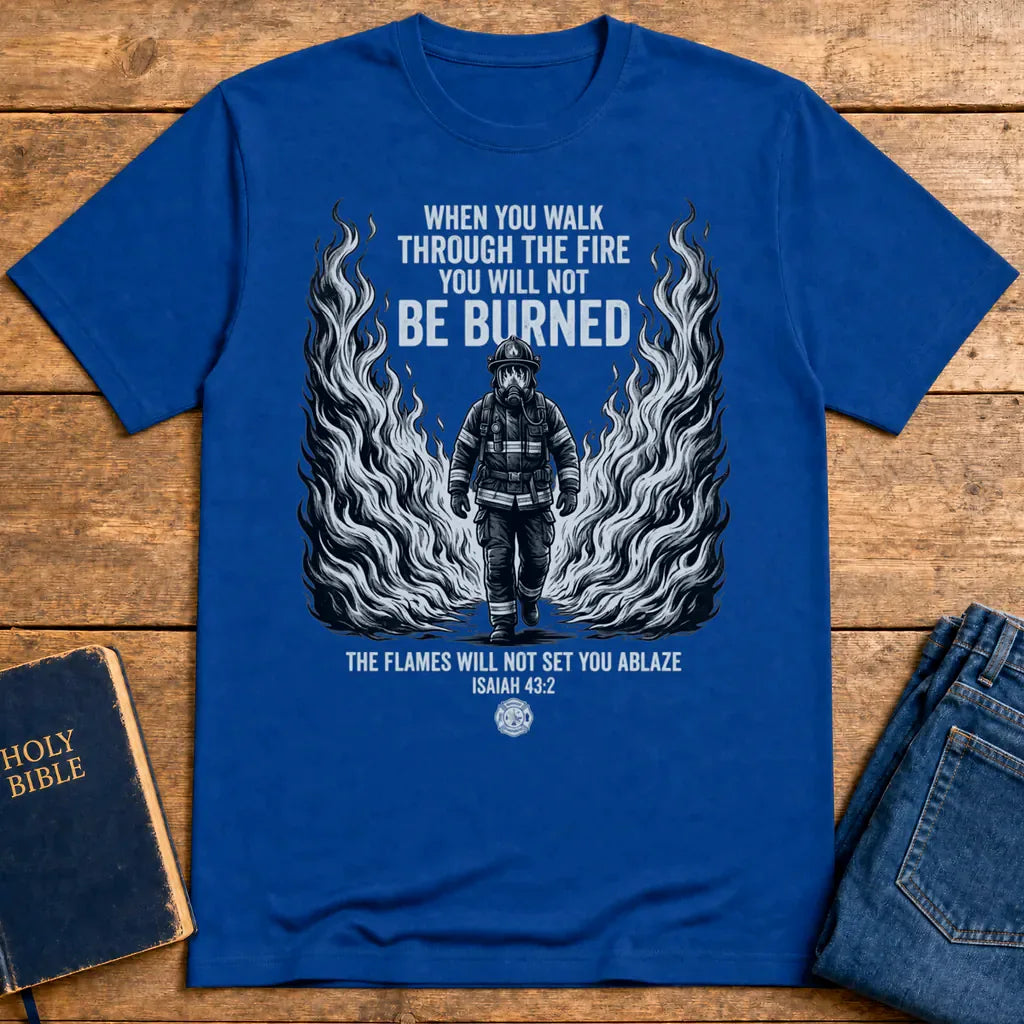 Walk Through Fire T-Shirt - Royal