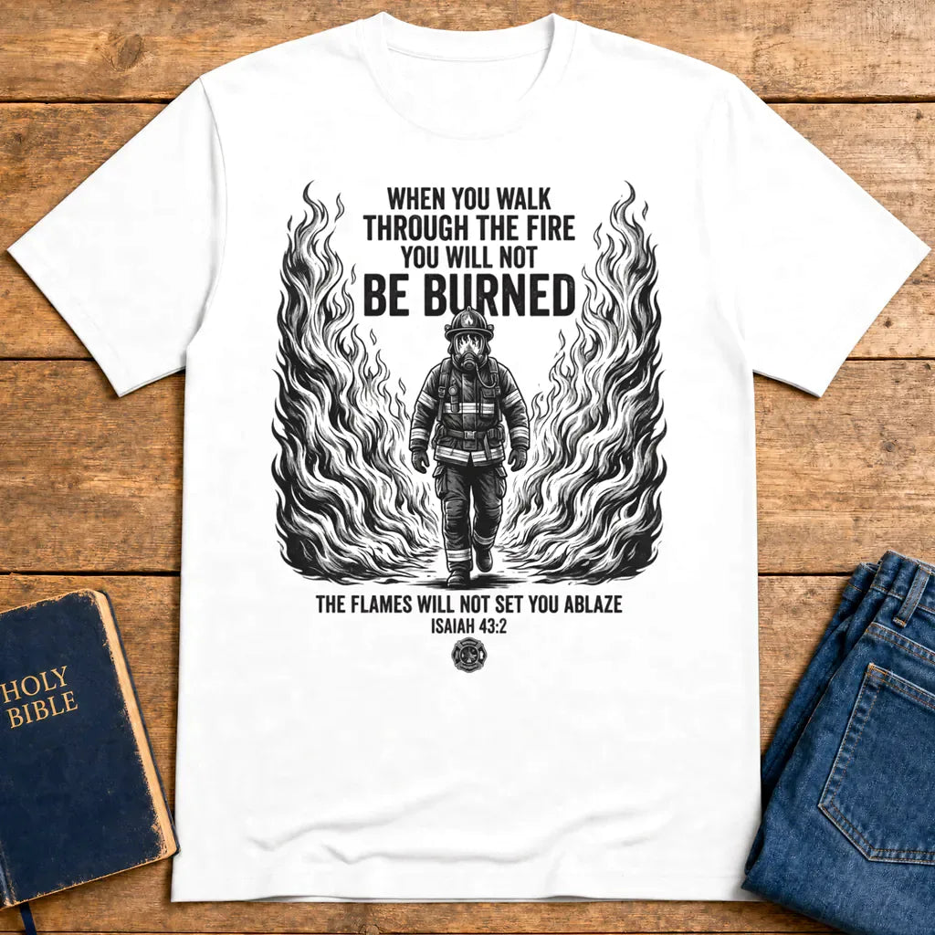 Walk Through Fire T-Shirt - White