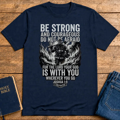 Firefighter Courage T-Shirt - Navy
