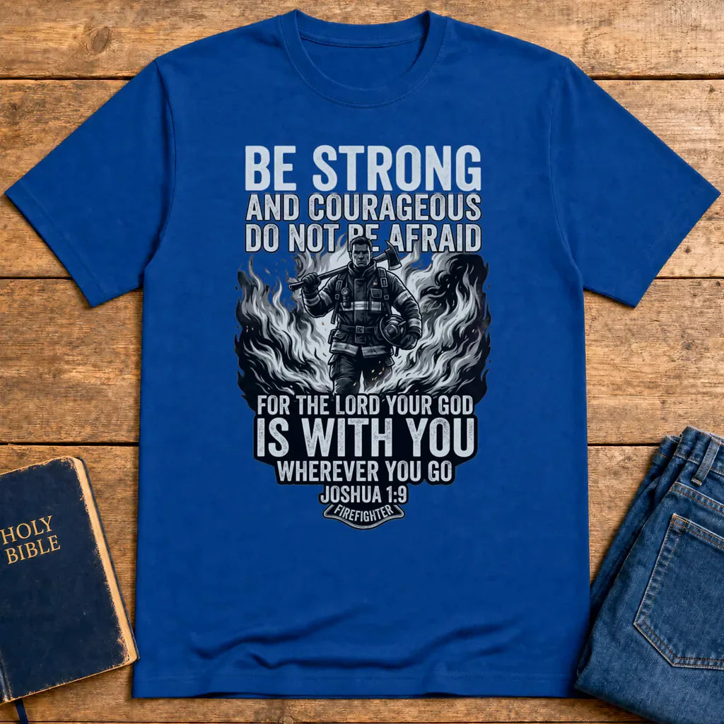 Firefighter Courage T-Shirt - Royal