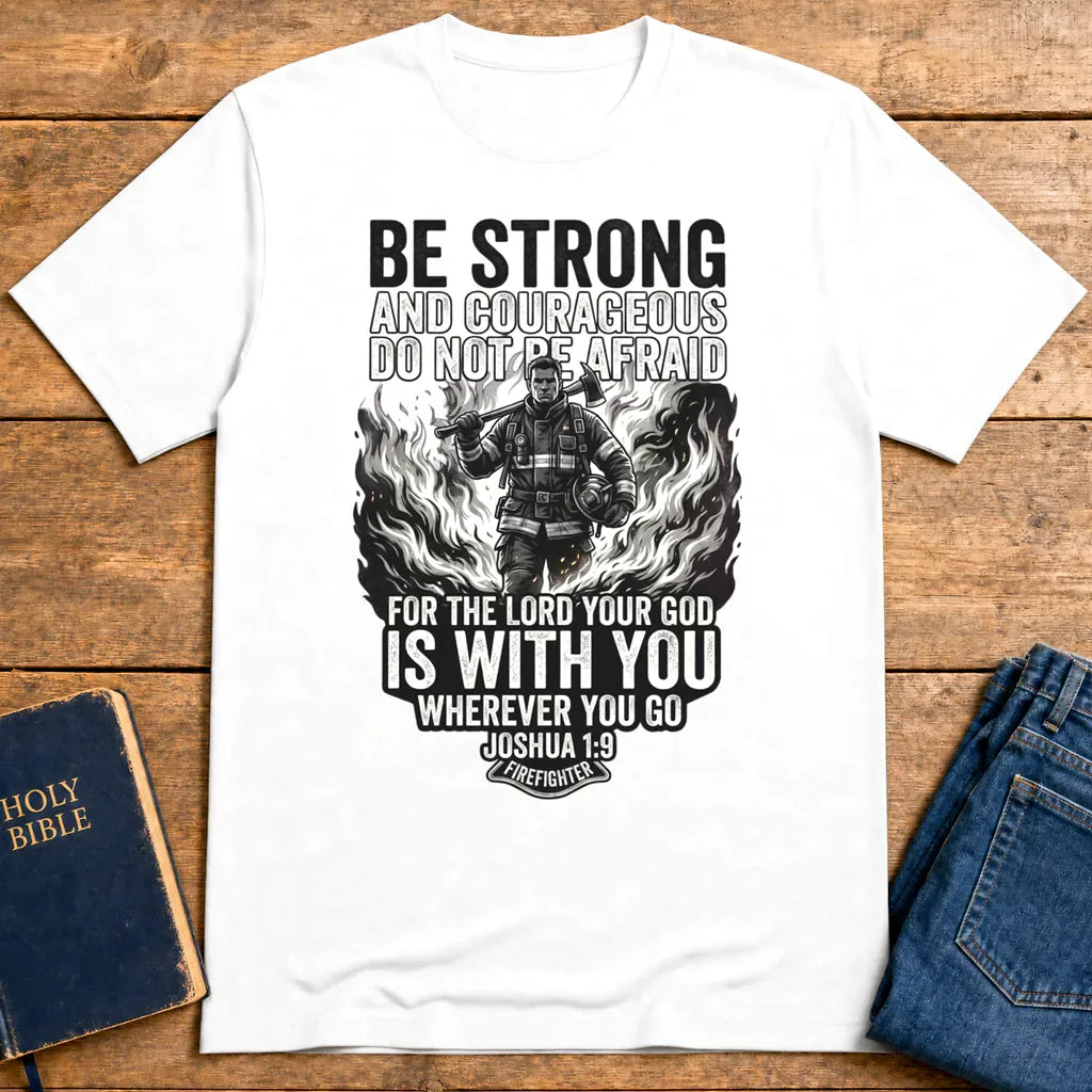 Firefighter Courage T-Shirt - White