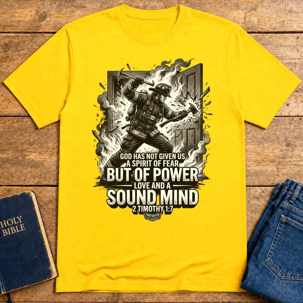 Fearless Firefighter Faith T-Shirt - Daisy
