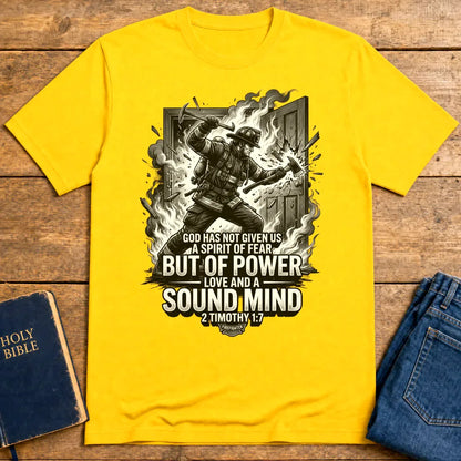 Fearless Firefighter Faith T-Shirt - Daisy