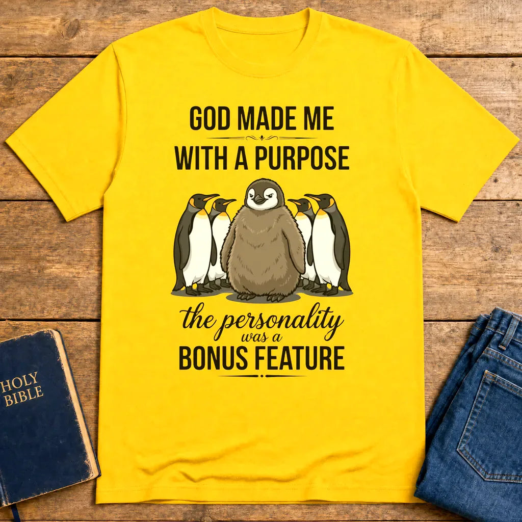 Purpose and Personality Penguin T-Shirt - Daisy