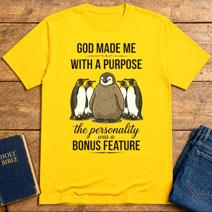 Purpose and Personality Penguin T-Shirt - Daisy