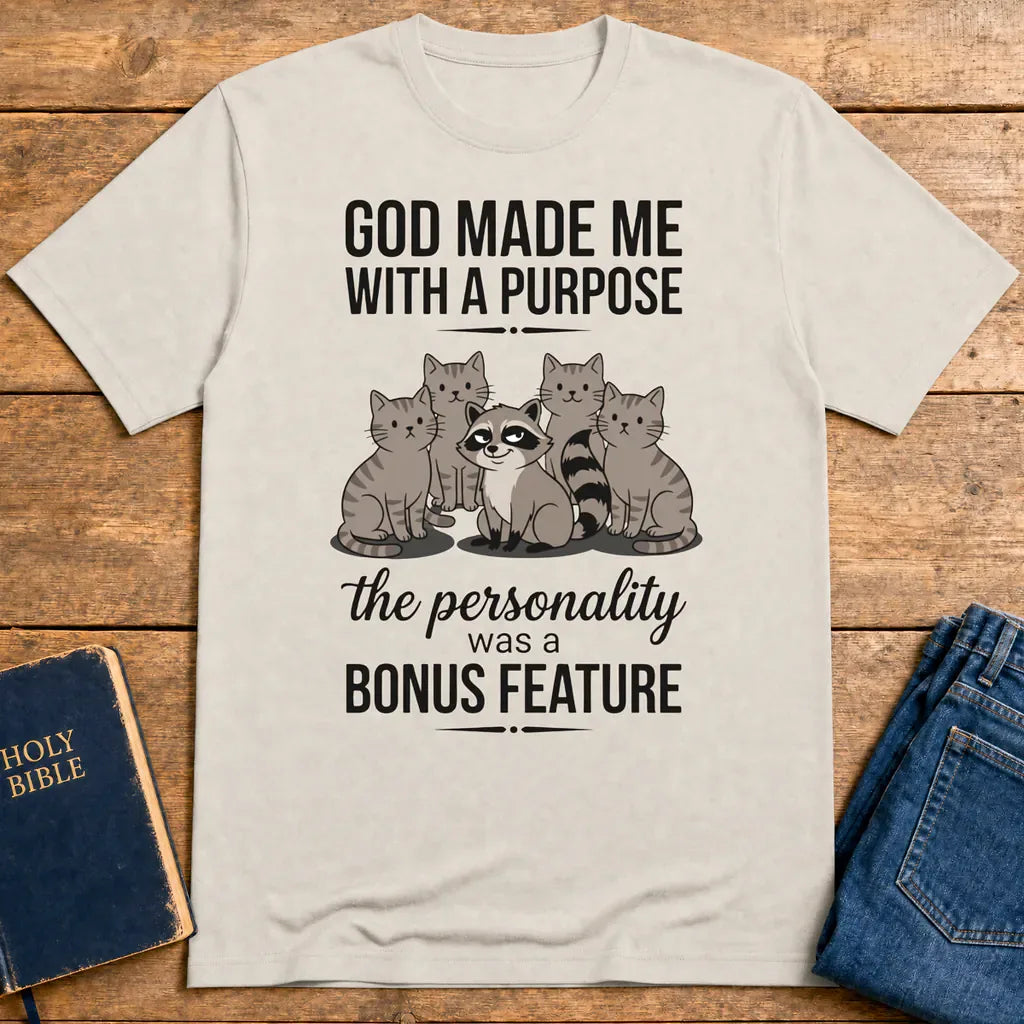 Purpose and Personality T-Shirt - Ice Grey