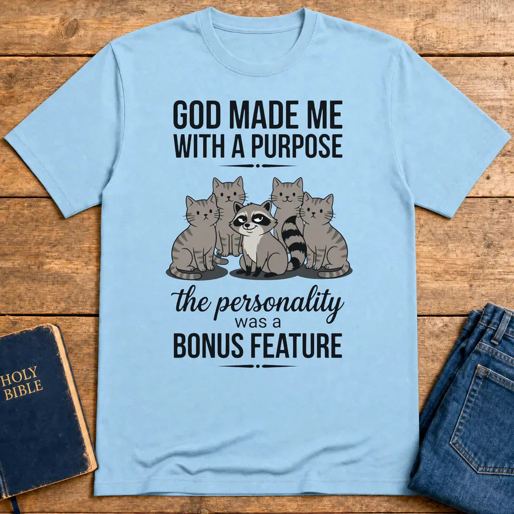 Purpose and Personality T-Shirt - Light Blue