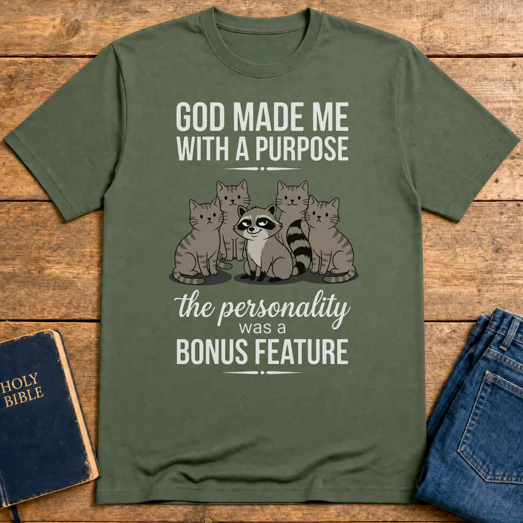 Purpose and Personality T-Shirt - Military Green