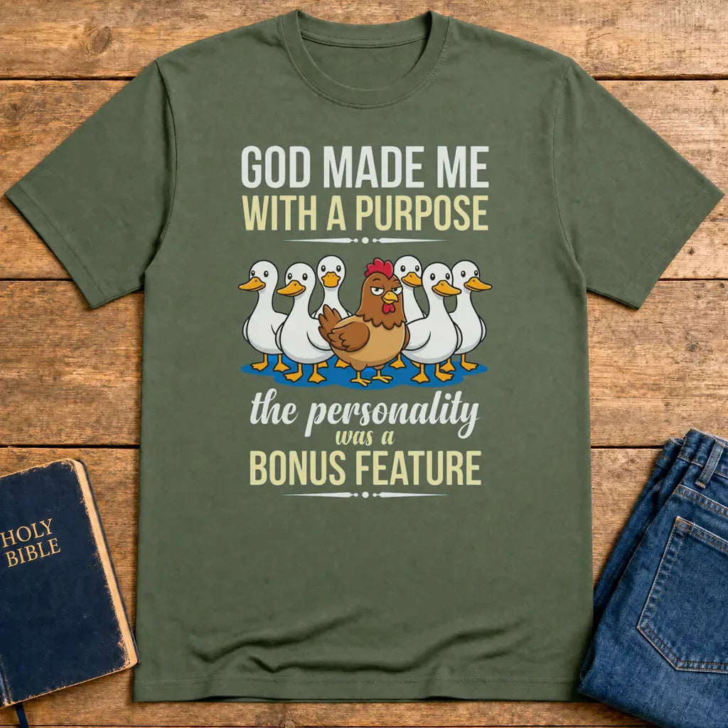 Purpose & Personality T-Shirt - Military Green