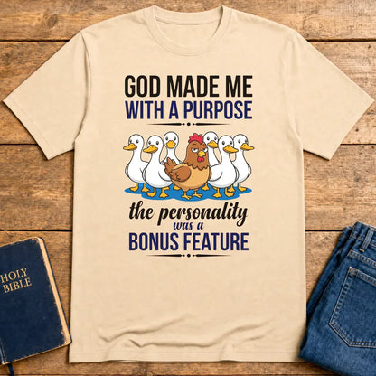 Purpose & Personality T-Shirt - Natural
