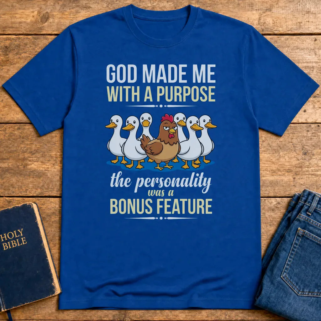 Purpose & Personality T-Shirt - Royal