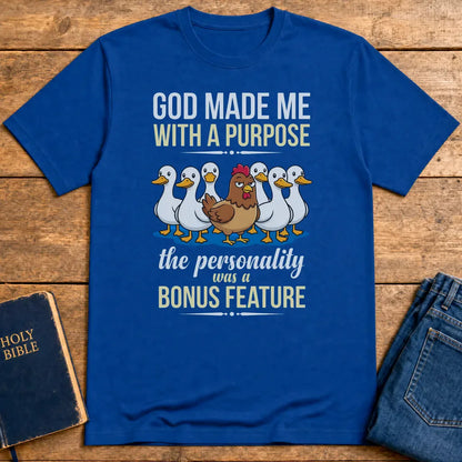 Purpose & Personality T-Shirt - Royal