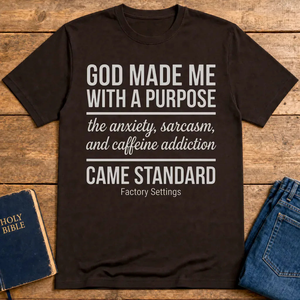 Factory Settings Faith T-Shirt - Dark Chocolate