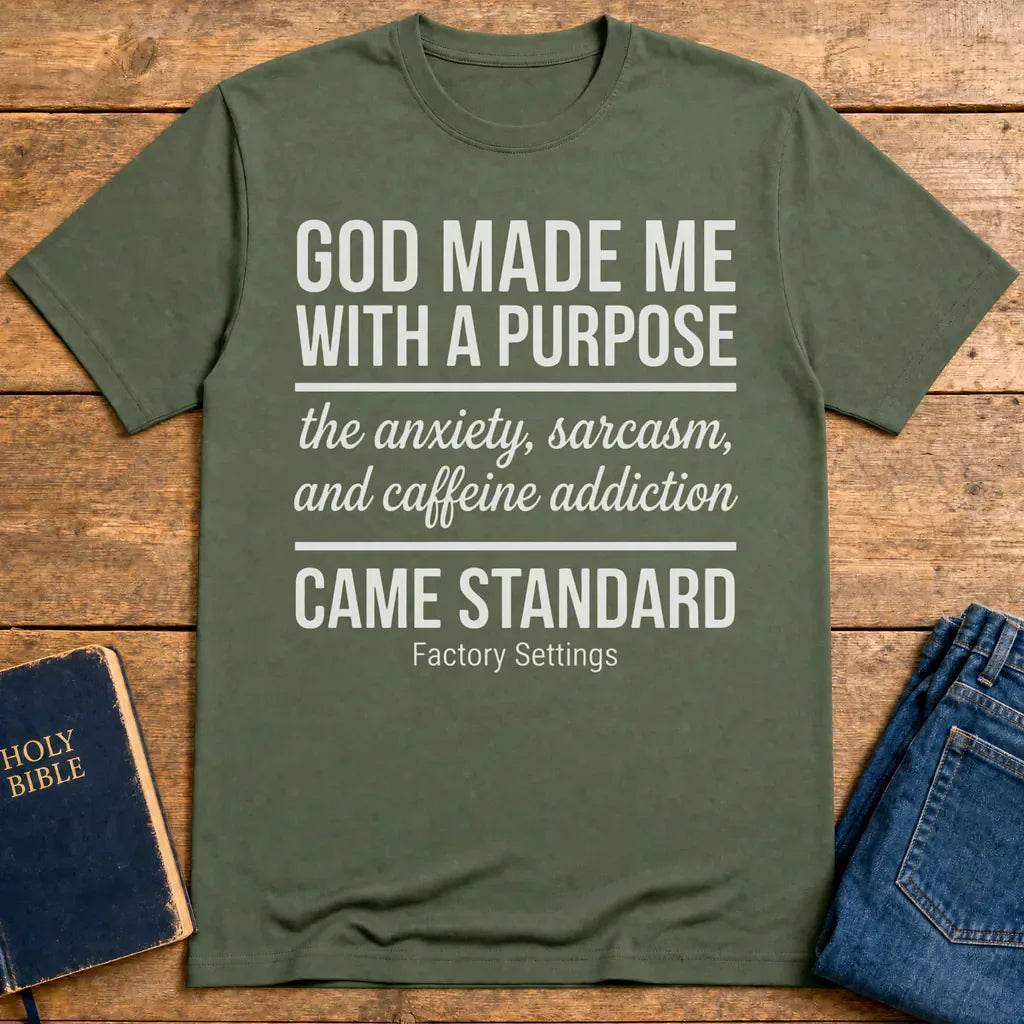 Factory Settings Faith T-Shirt - Military Green