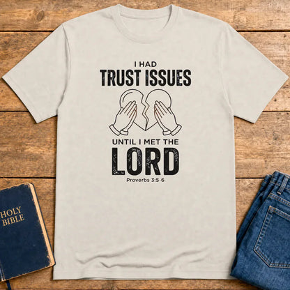 Trust Issues No More T-Shirt - Ice Grey