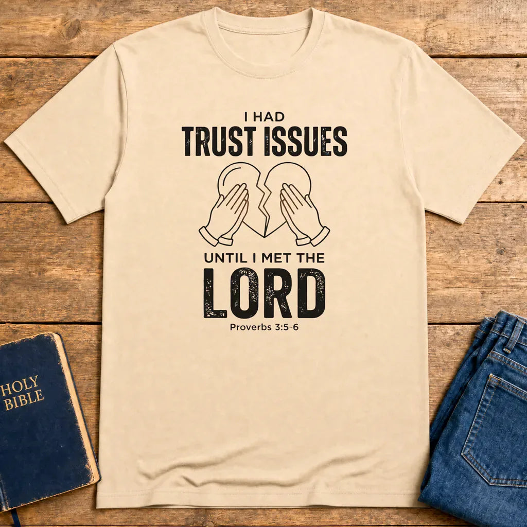 Trust Issues No More T-Shirt - Natural