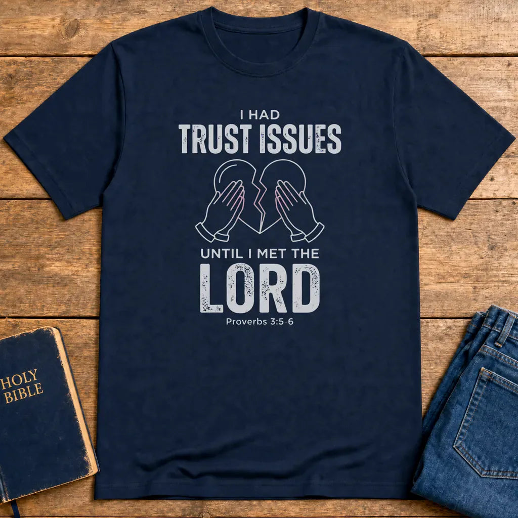 Trust Issues No More T-Shirt - Navy