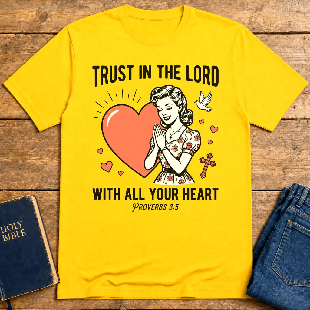 Trust In The Lord T-Shirt - Daisy