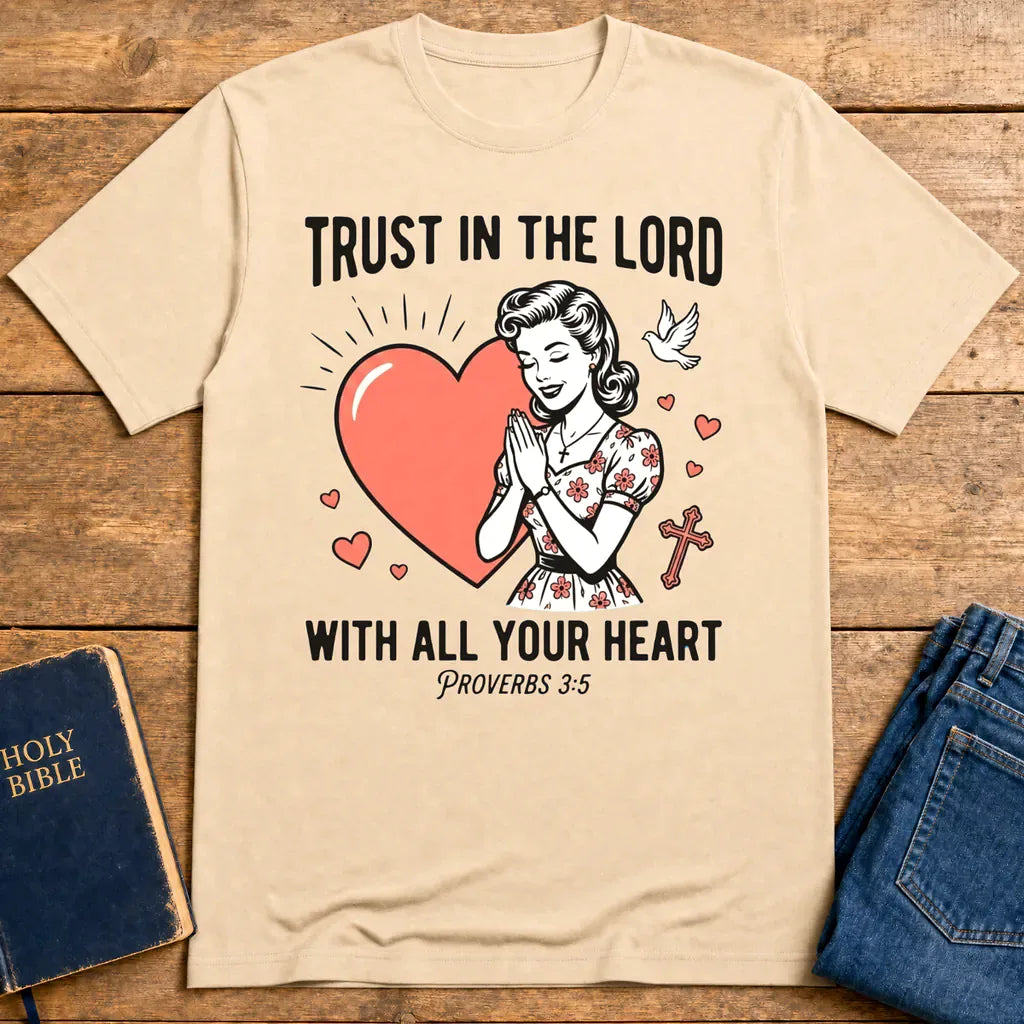 Trust In The Lord T-Shirt - Natural