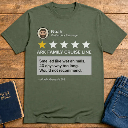 Ark Family Cruise Line T-Shirt - Military Green