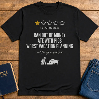 Worst Vacation Ever T-Shirt - Black