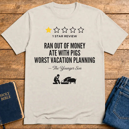 Worst Vacation Ever T-Shirt - Ice Grey