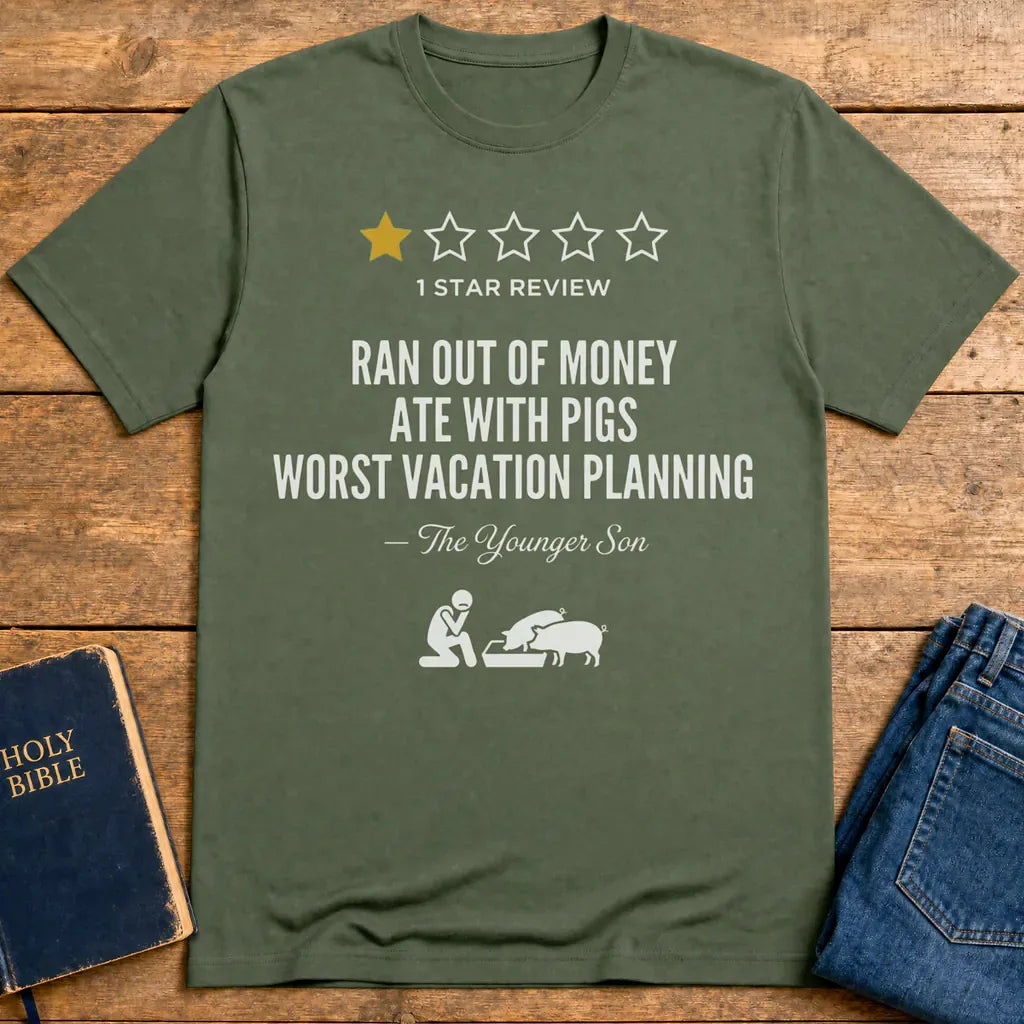 Worst Vacation Ever T-Shirt - Military Green