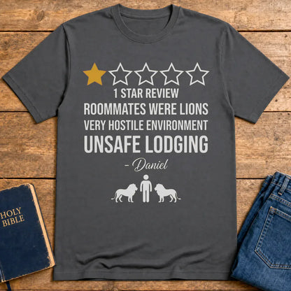 Daniel's 1-Star Review T-Shirt - Charcoal