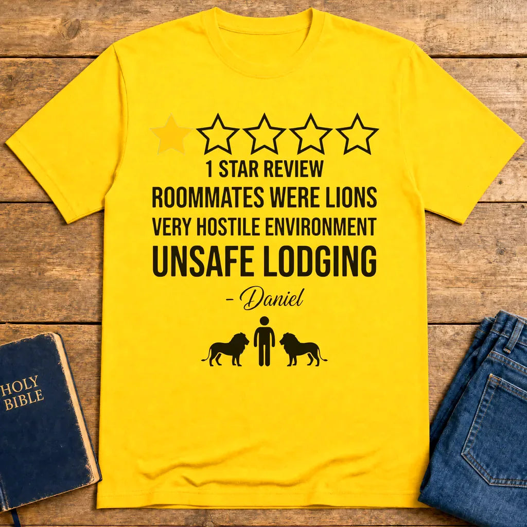 Daniel's 1-Star Review T-Shirt - Daisy
