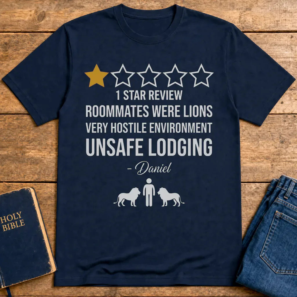 Daniel's 1-Star Review T-Shirt - Navy