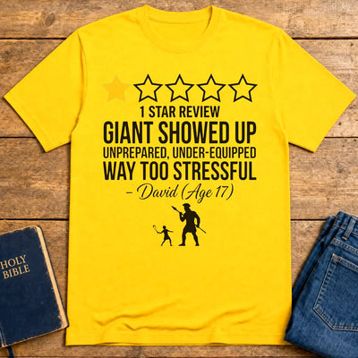 One Star Goliath Review T-Shirt - Daisy