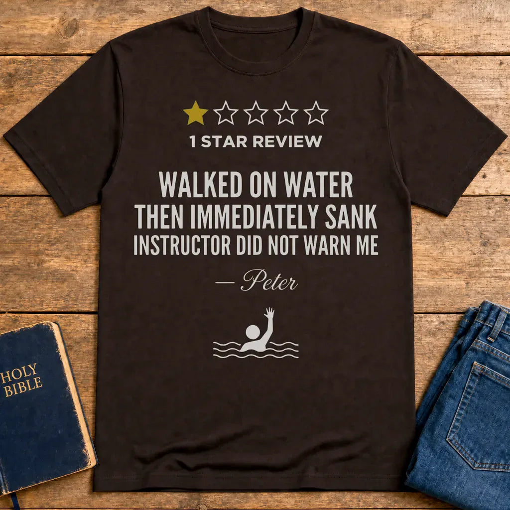 One Star Miracle Review T-Shirt - Dark Chocolate