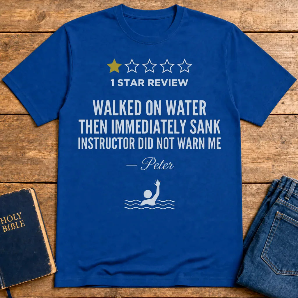One Star Miracle Review T-Shirt - Royal