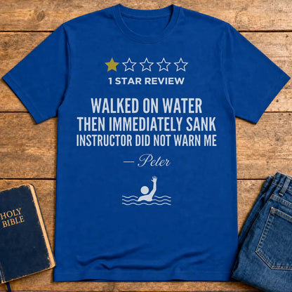 One Star Miracle Review T-Shirt - Royal