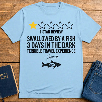 One Star Jonah T-Shirt - Light Blue