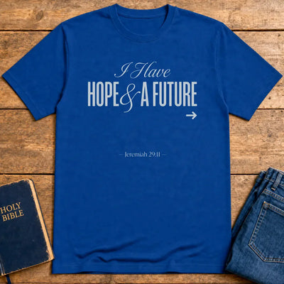 Hope & A Future T-Shirt - Royal