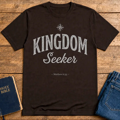Kingdom Seeker T-Shirt - Dark Chocolate