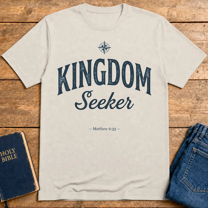 Kingdom Seeker T-Shirt - Ice Grey