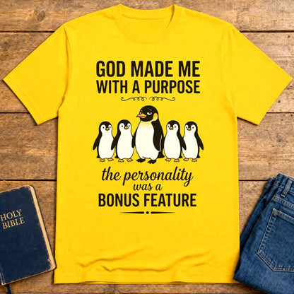 Purpose & Personality Penguin T-Shirt - Daisy