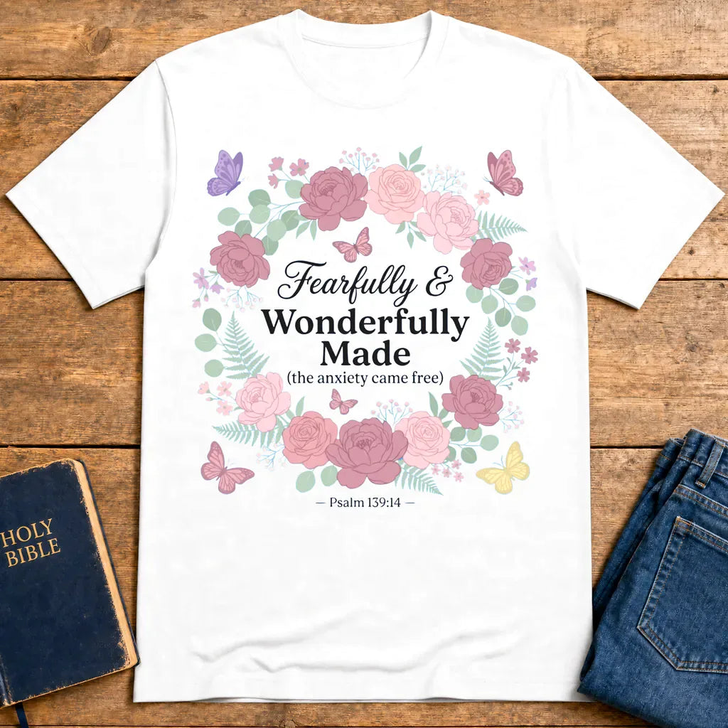Fearfully & Wonderfully Made T-Shirt - White