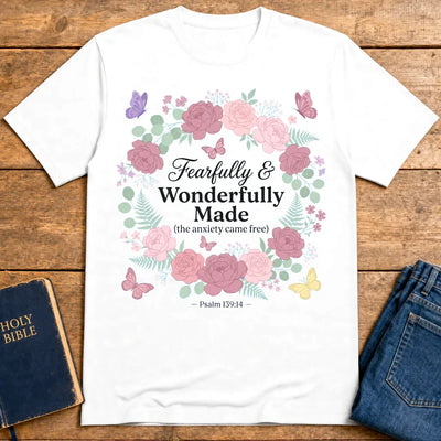Fearfully & Wonderfully Made T-Shirt - White