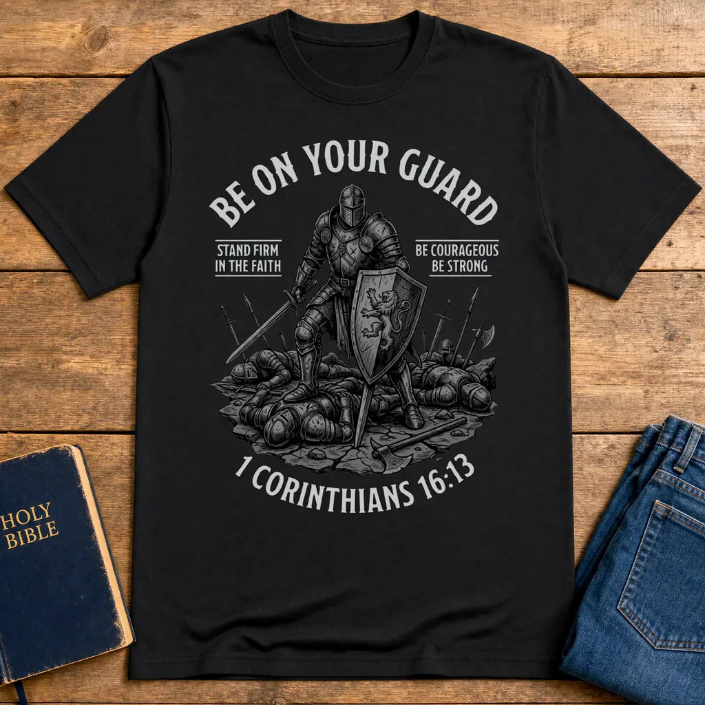 Stand Firm In The Faith T-Shirt - Black